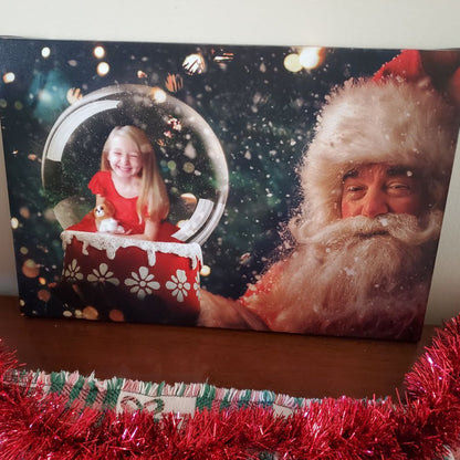 Christmas Portrait Santas Snowglobe example 3