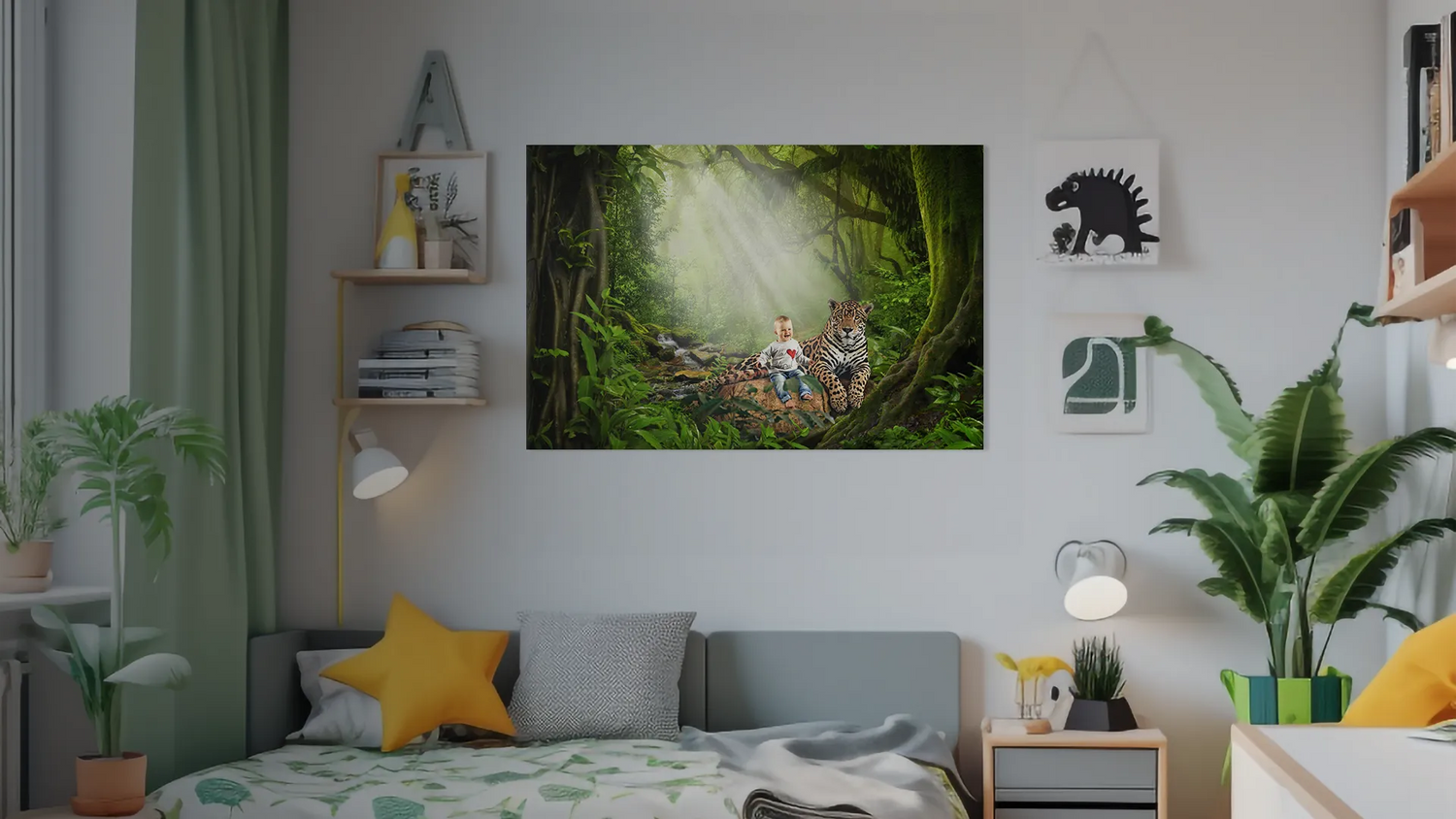Jungle Room Decor in Room