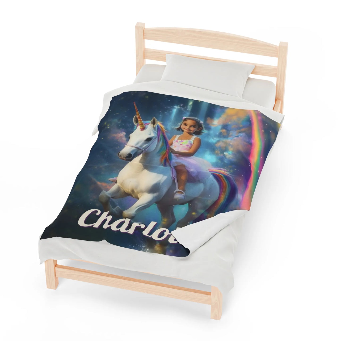 Riding the Unicorn - Custom Blanket
