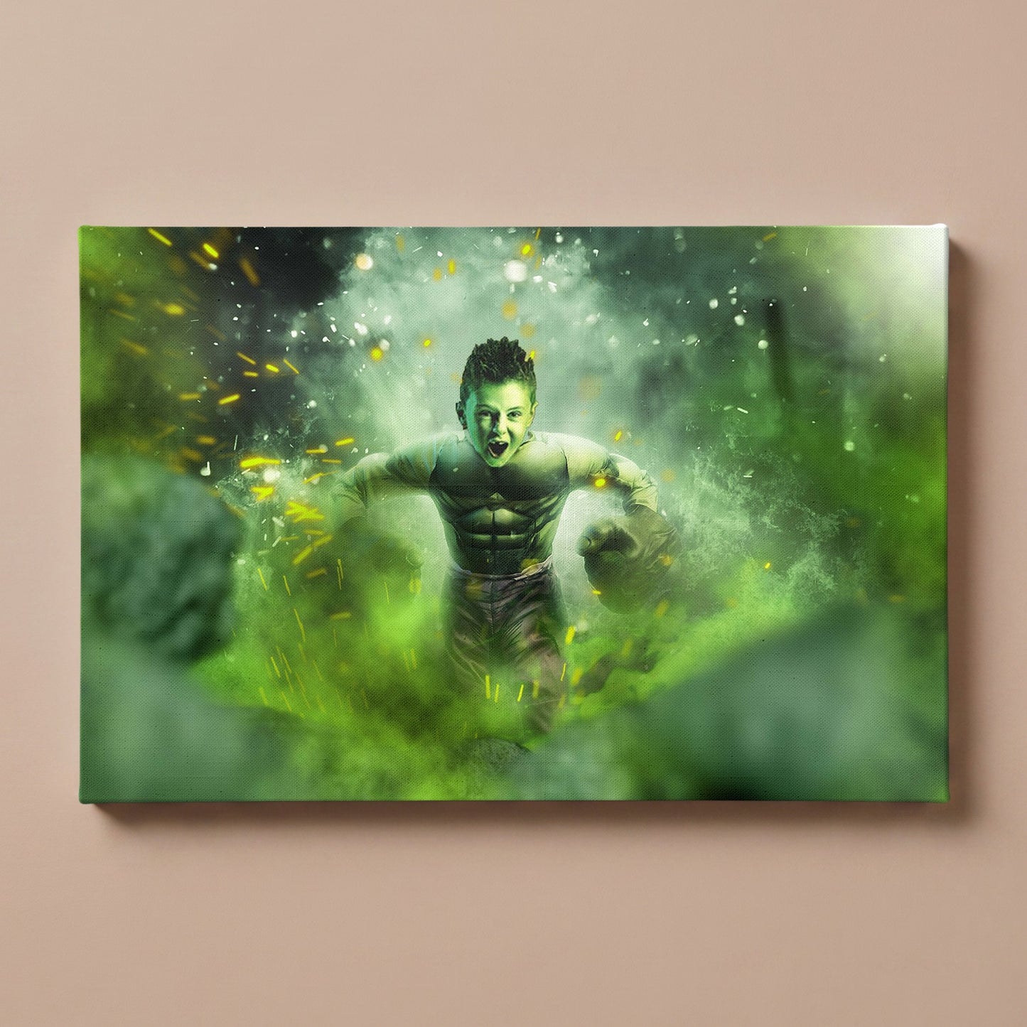 Personalized Green Giant - Adult Portrait portrait canvas
