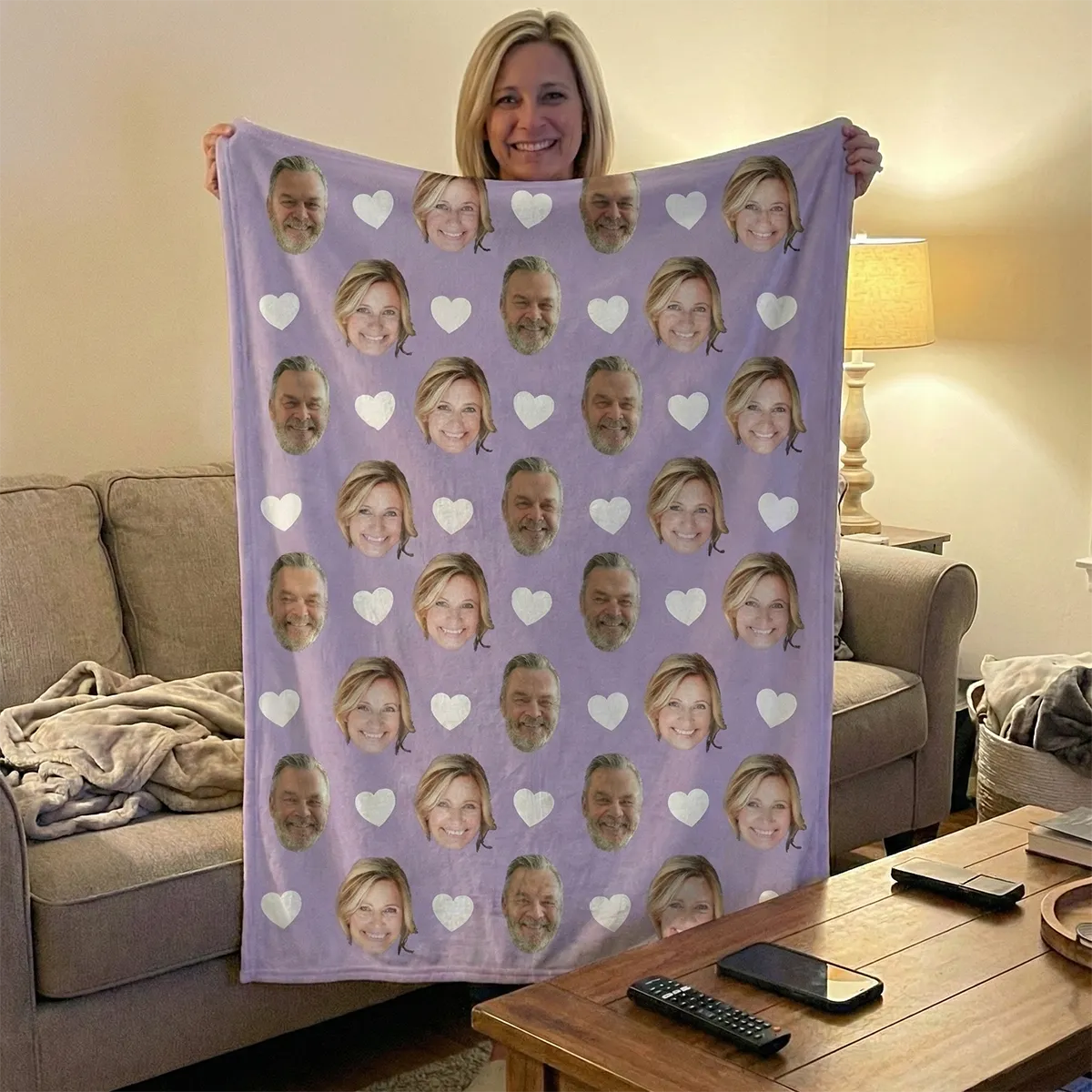 Custom Face Blanket