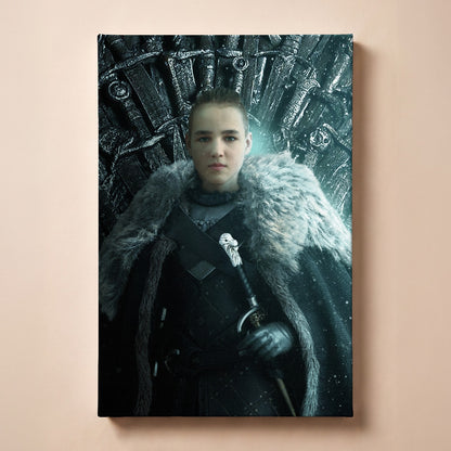 Personalized The Throne - Adult Portrait portrait canvas