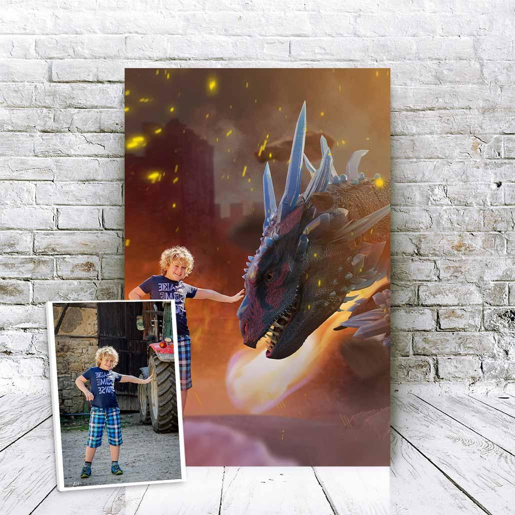 Tough Dragon - Custom Portrait - Fabulous Portrait