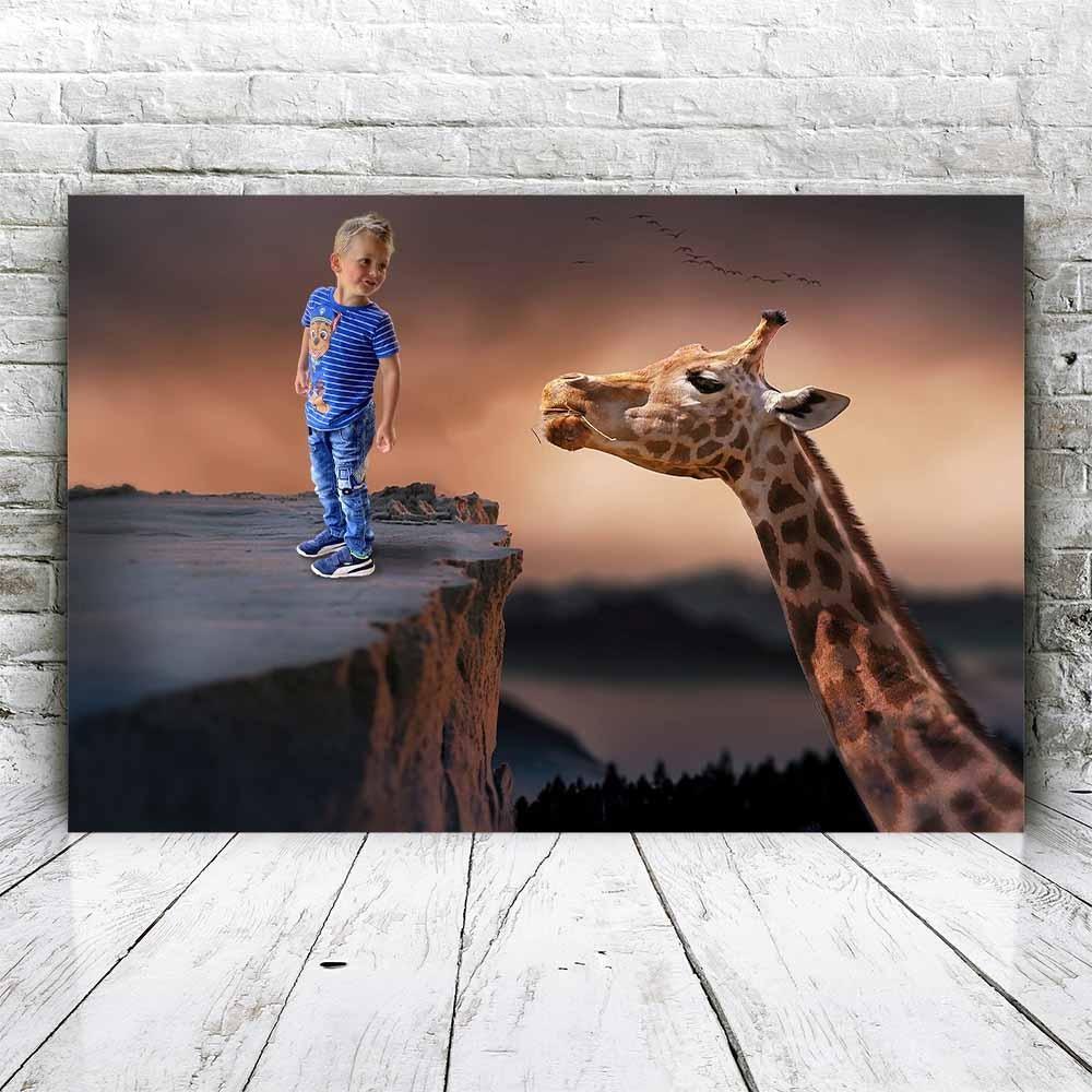 Eating Giraffe - Fabulous Portrait