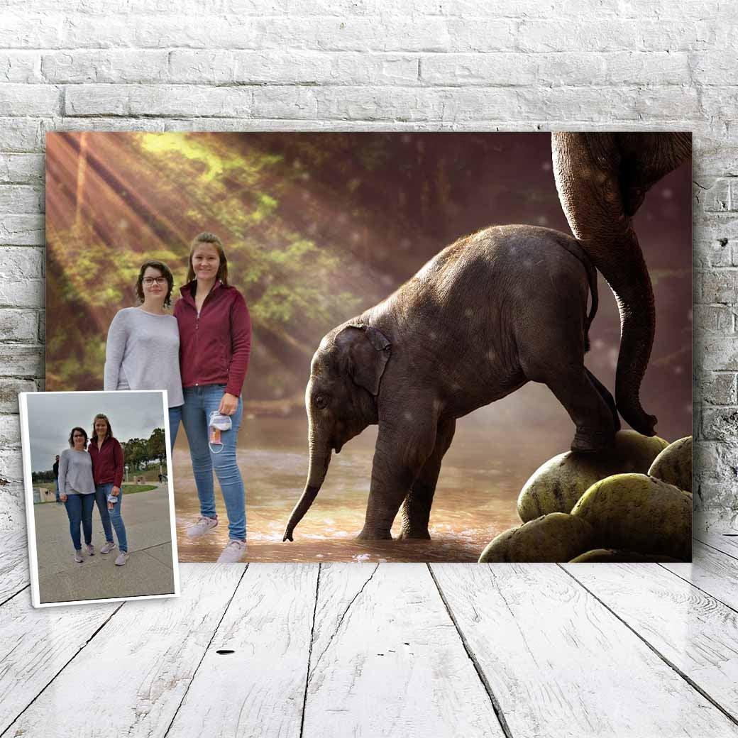 Baby Elephant - Fabulous Portrait