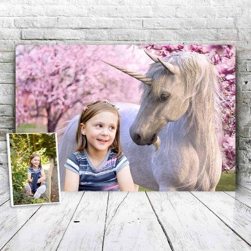 Pink Unicorn - Custom Portrait - Fabulous Portrait