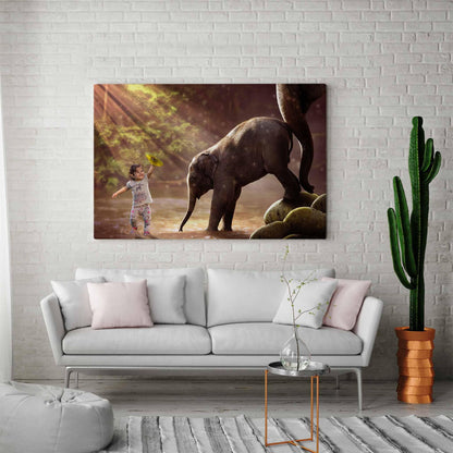 Baby olifant - Unieke Foto