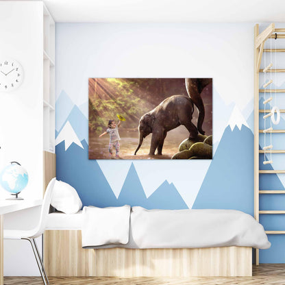 Baby olifant - Unieke Foto