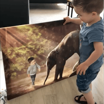 Baby olifant - Unieke Foto