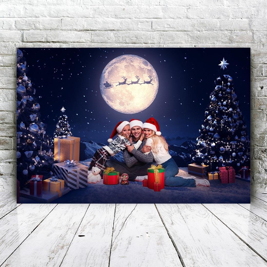 Christmas Portrait Christmas At Night Example 1