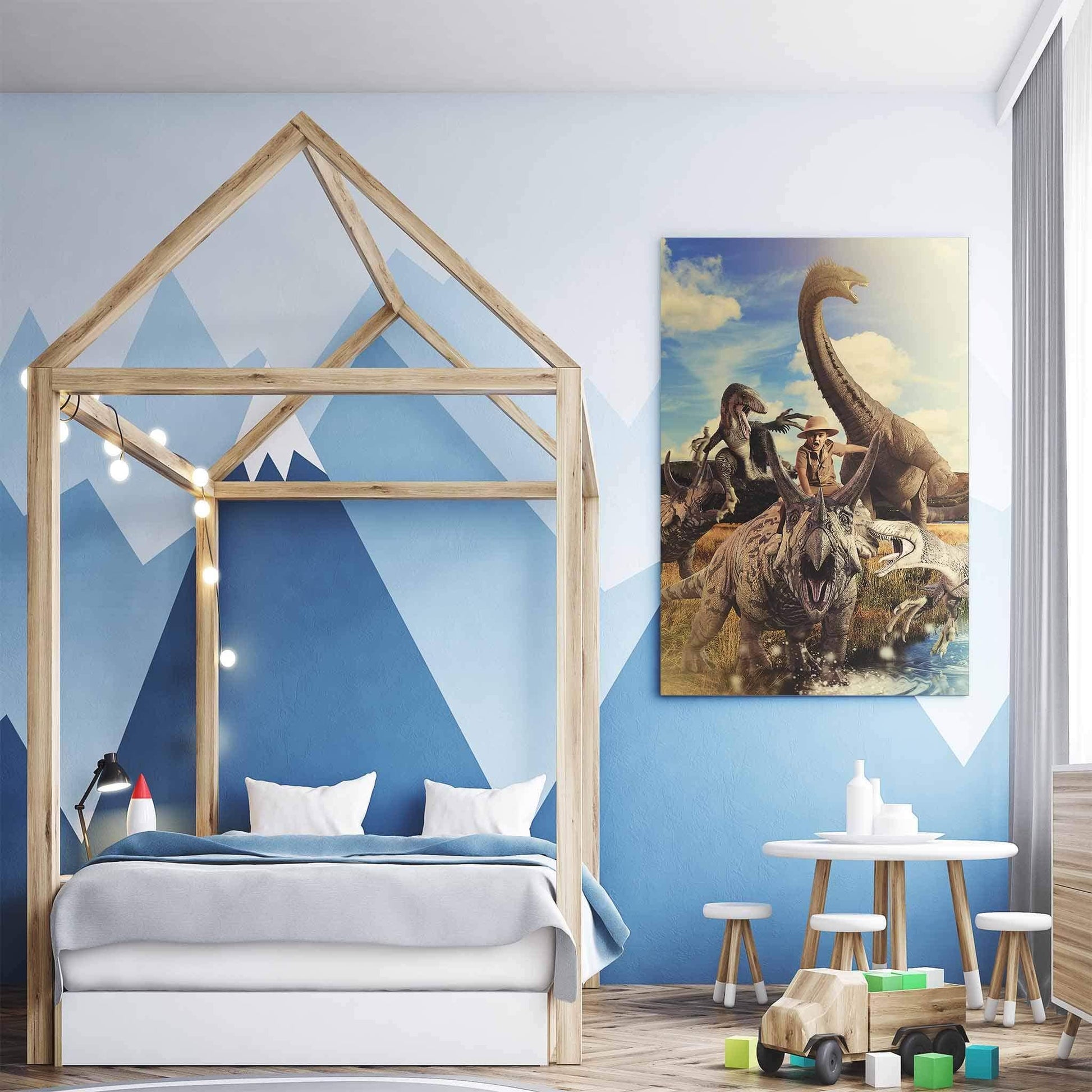 Dino Chaos portrait in room