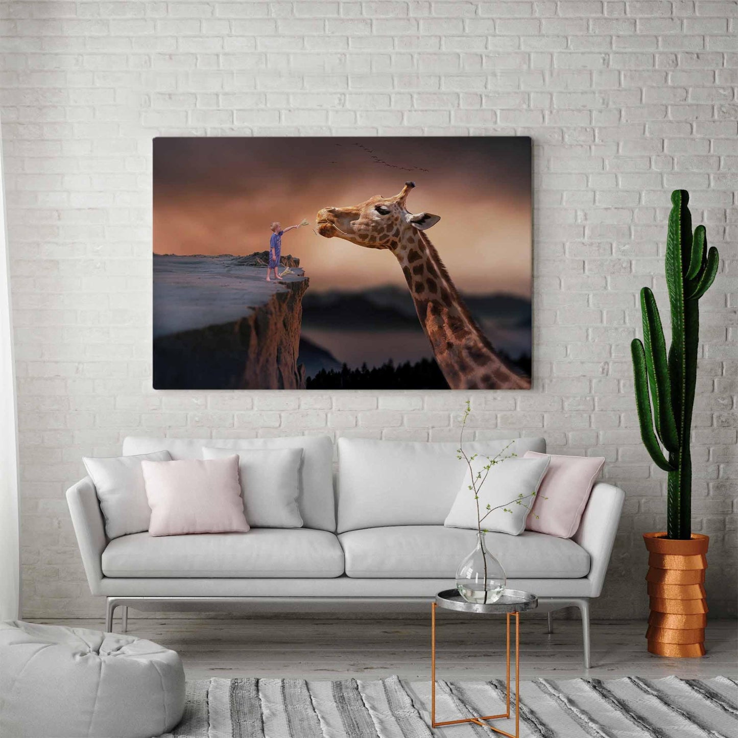 Etende giraffe - Unieke Foto