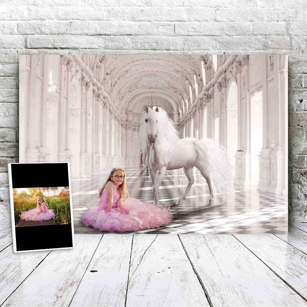 Unicorn Palace - Custom Portrait - Fabulous Portrait
