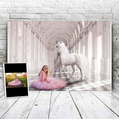 Unicorn Palace - Custom Portrait - Fabulous Portrait