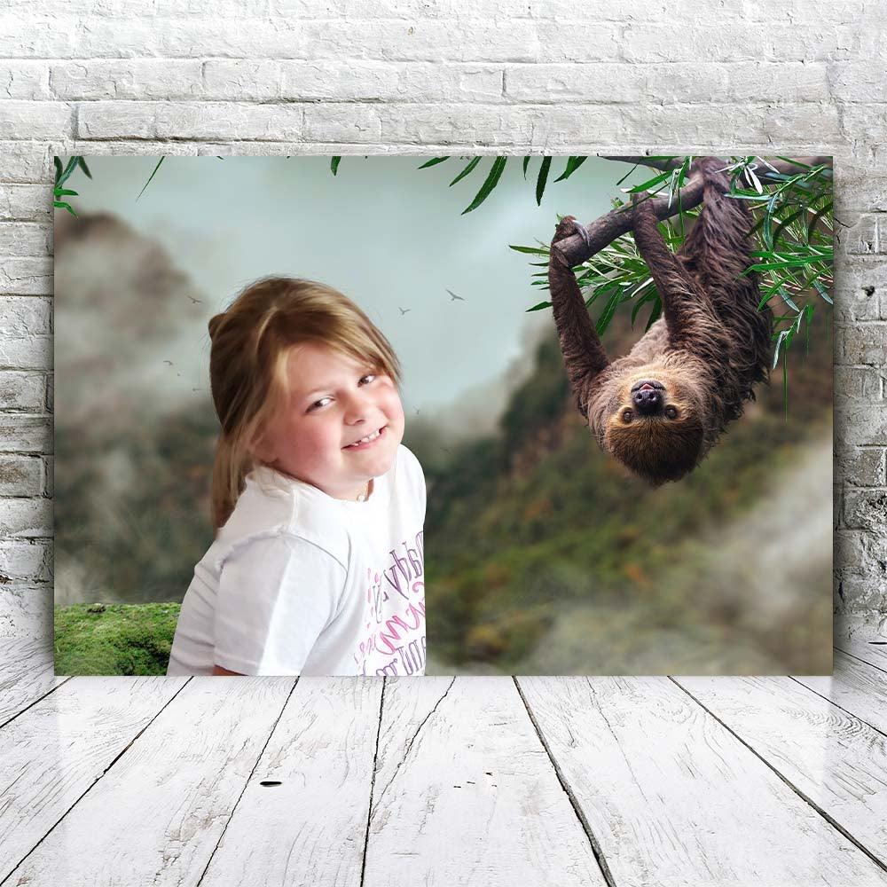 Hanging Sloth - Fabulous Portrait