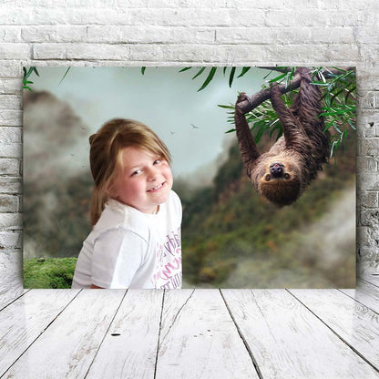 Hanging Sloth - Fabulous Portrait