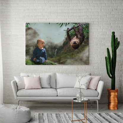 Hanging Sloth - Fabulous Portrait