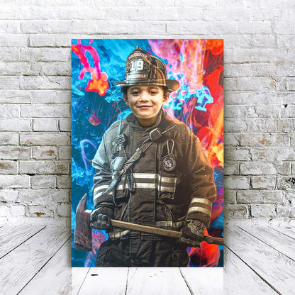 De Brandweerman - Unieke Foto