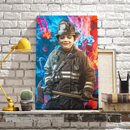 De Brandweerman - Unieke Foto