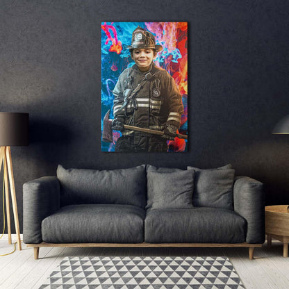 De Brandweerman - Unieke Foto