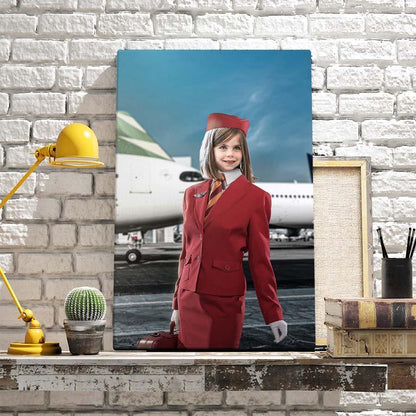 De Stewardess - Unieke Foto