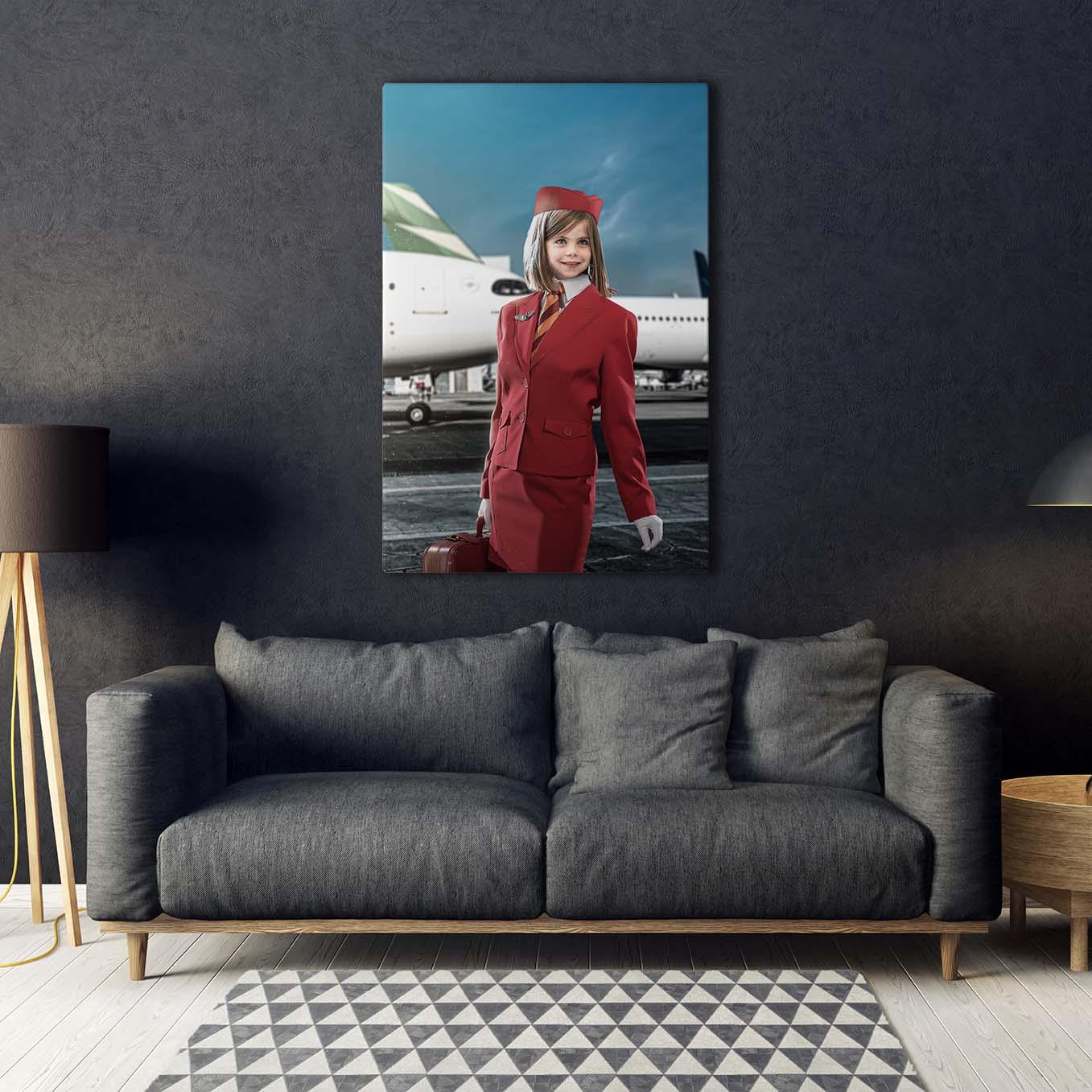 De Stewardess - Unieke Foto