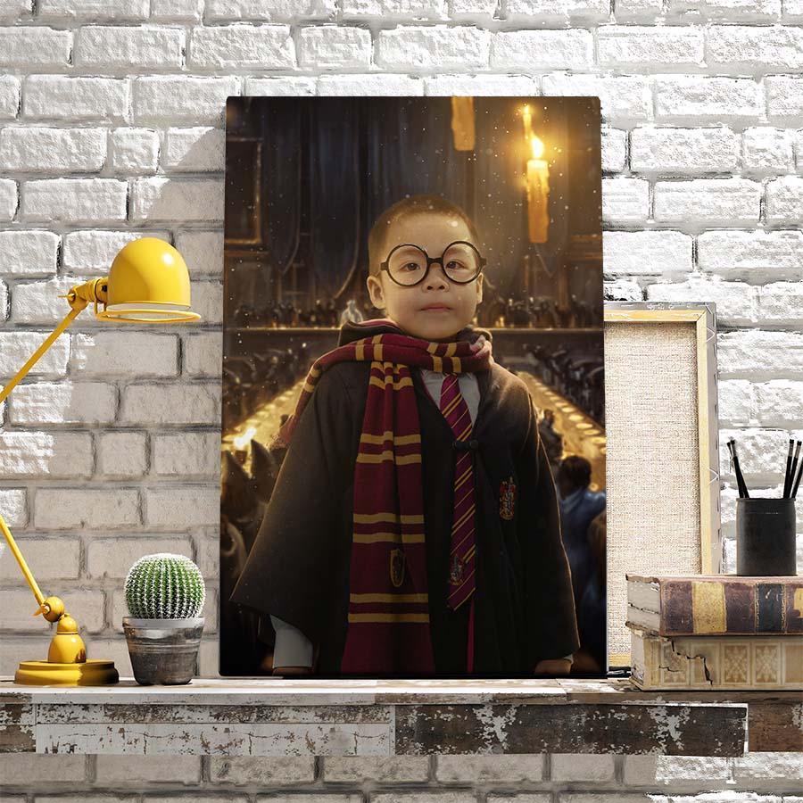 Example of The Wizard portrait on the wall