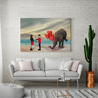 Loving Elephant