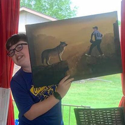 Mountain Wolf - Custom Portrait - Fabulous Portrait