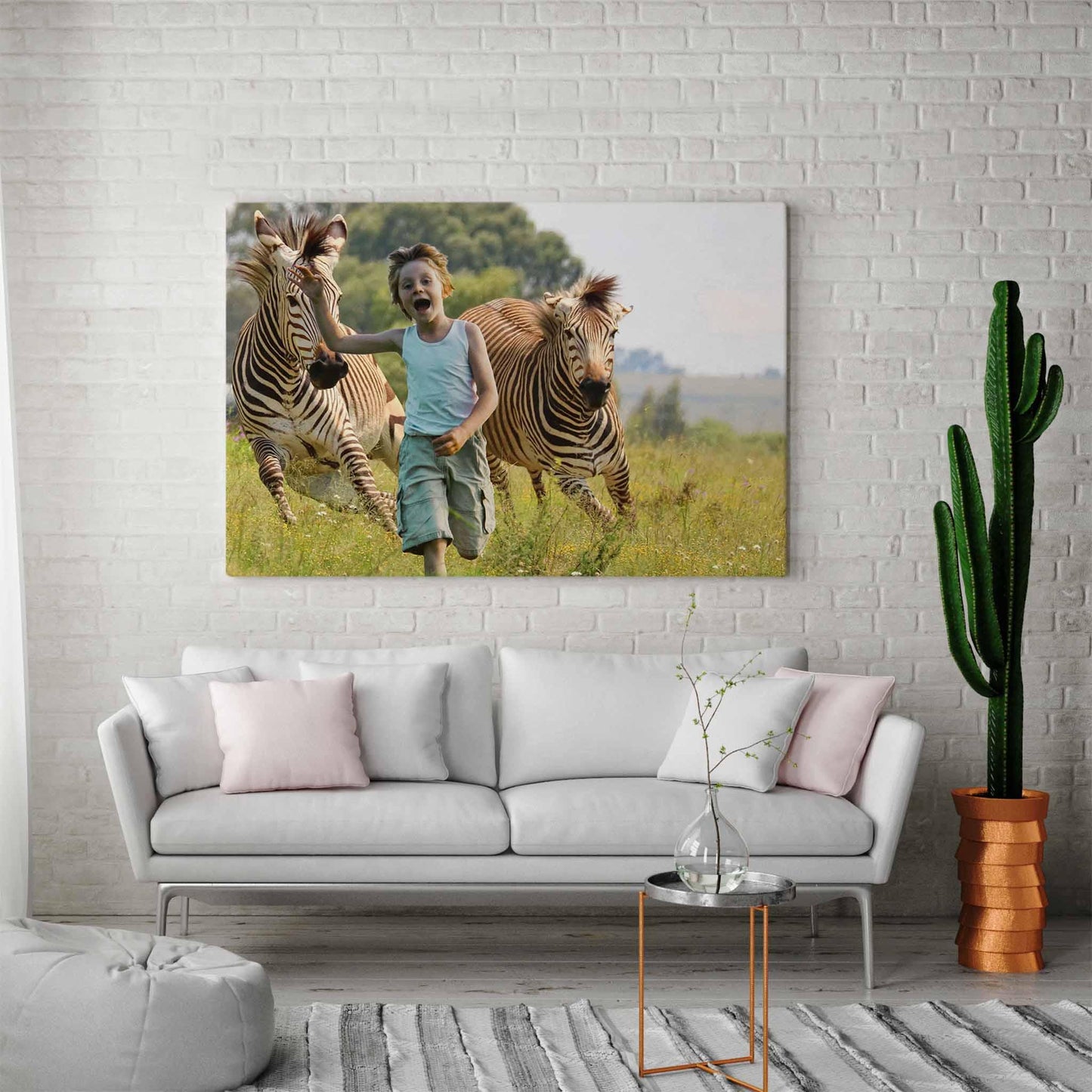 Rennende zebra's - Unieke Foto