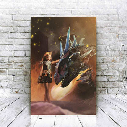 Stoere draak - Unieke Foto