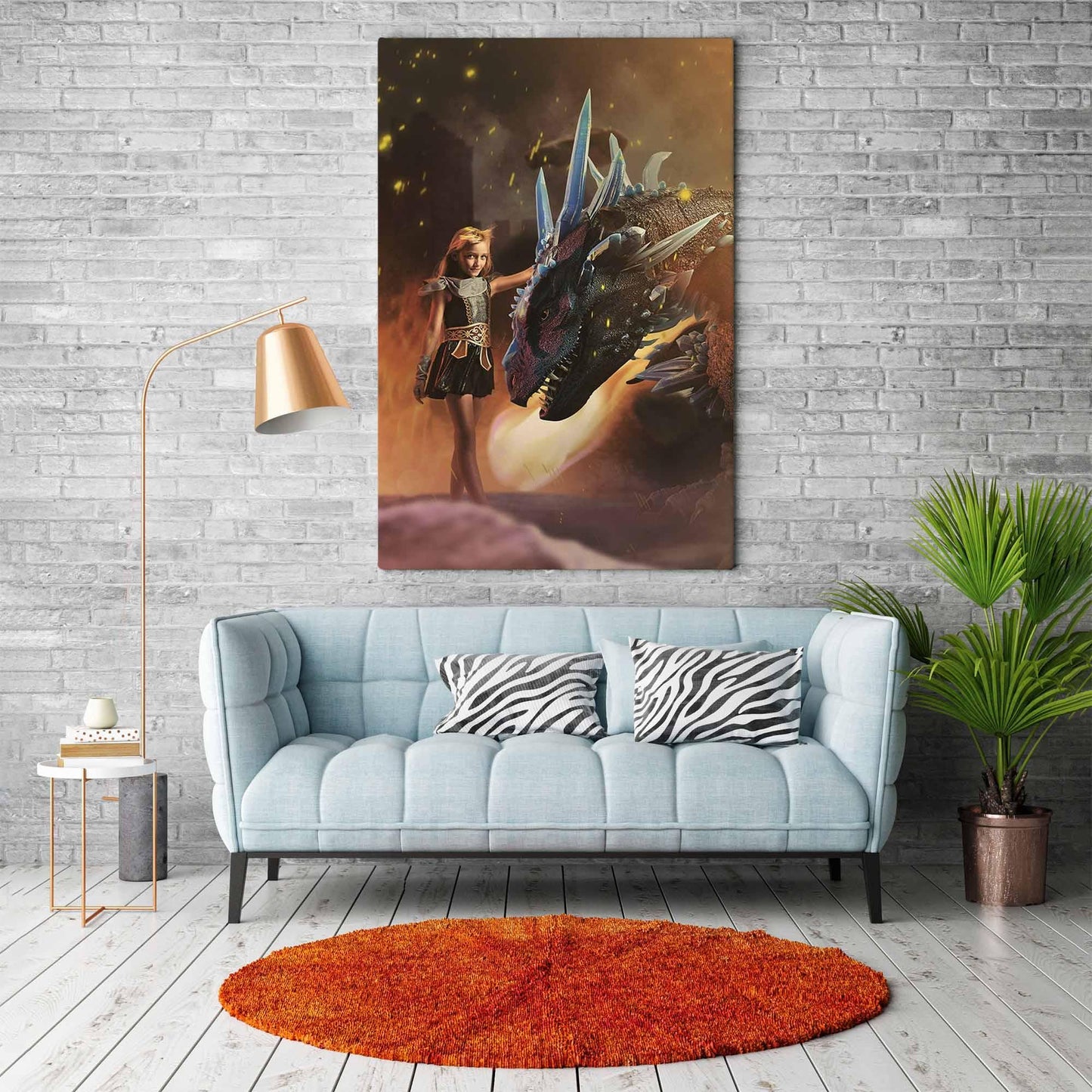 Stoere draak - Unieke Foto