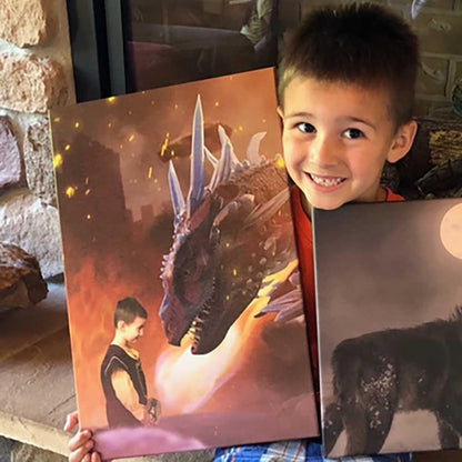 Tough Dragon - Custom Portrait - Fabulous Portrait